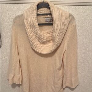 Nordstrom Cream Cowl Neck Sweater